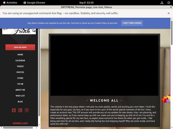 Accounts Of Swtfreakxxx.com