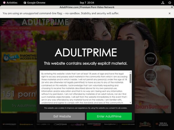 Adultprime Trial Membership Offer