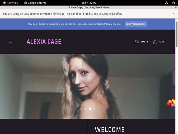 Alexia Cage Feet
