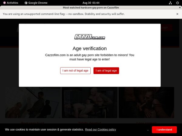 Cazzo Password