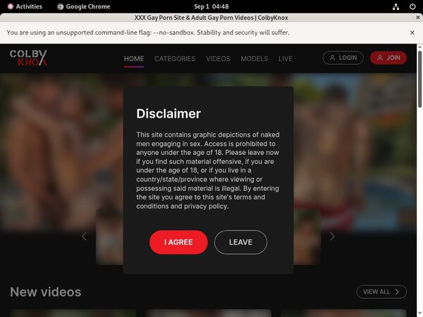 Colbyknox.com Sex Videos