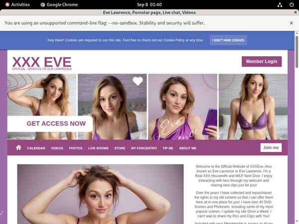 Com Eve-lawrence Premium Account