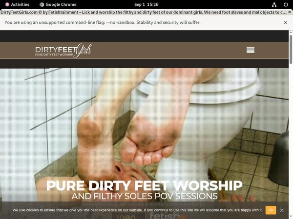 Dirtyfeetgirls.com Debit Card