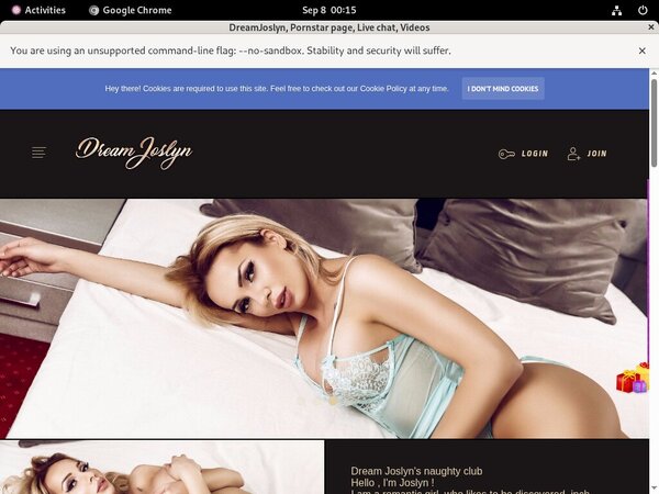 DreamJoslyn Sign Up Form