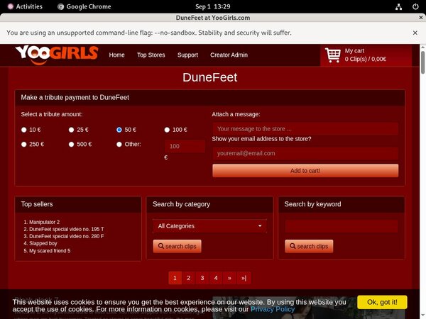 Dunefeet Websites