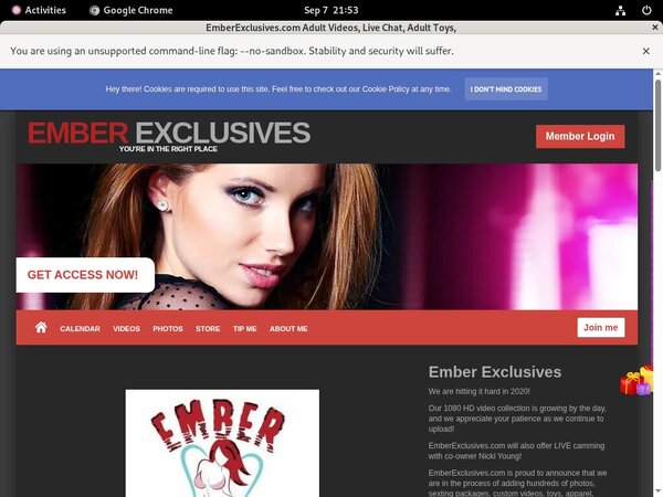 Emberexclusives.modelcentro.com Videos For Free