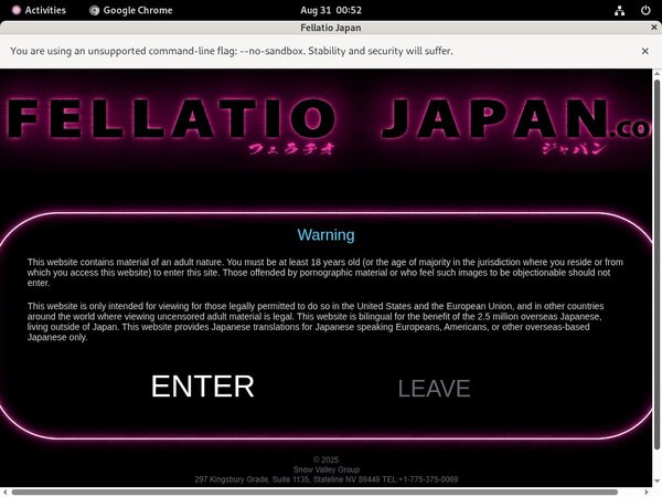 Fellatio Japan Account Paypal