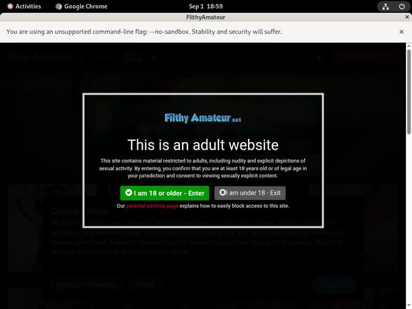 Filthy Amateur Free Trial
