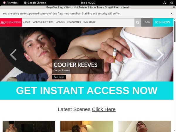 Free Boys-smoking.com Hacked Login