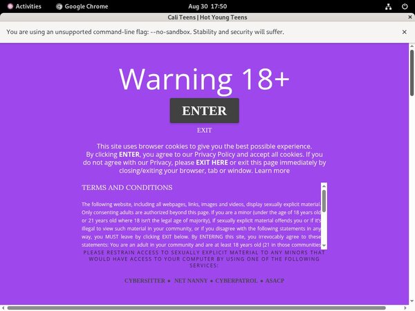 Free Cali Teens Accounts Premium