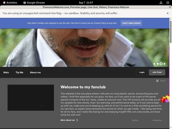 Free FrancescoMalcom.com User And Pass