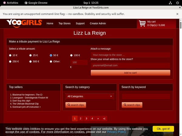 Free LizzLaReign Account Logins