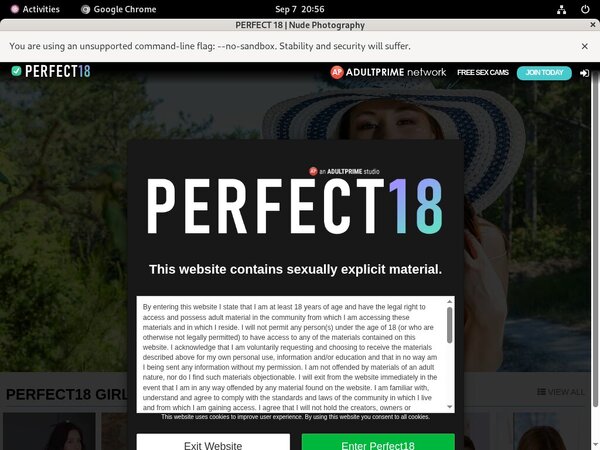 Free Perfect18.com Login
