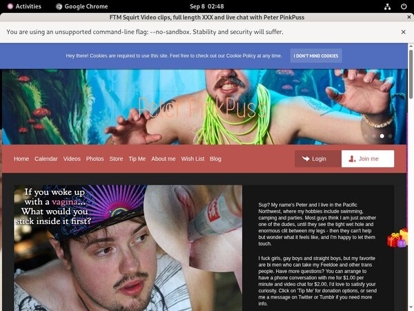 Free Peterpinkpuss.com Logins 2018