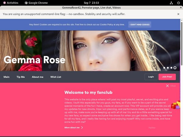 Gemmarose42.modelcentro.com Discount Accounts