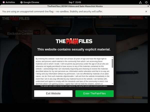 Get A Free Thepainfiles Password