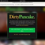 Get Dirty Pancake Password