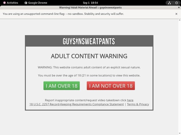Get Guysinsweatpants Free Trial