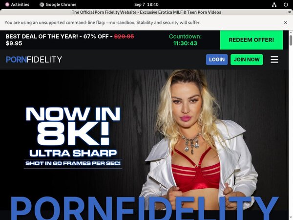 Get Pornfidelity Discount Offer