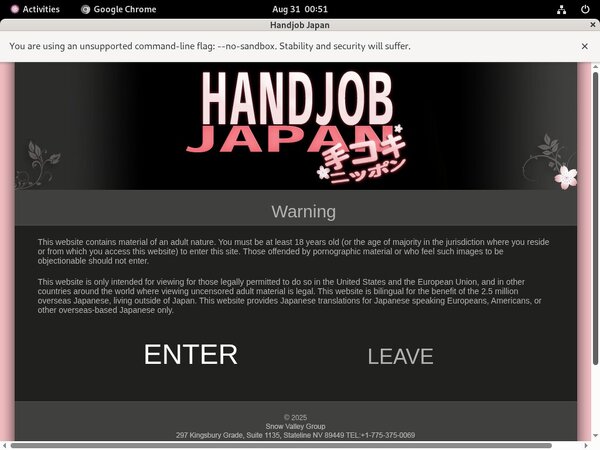 Handjob Japan Sign In