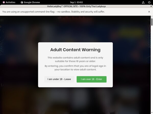 Hello Ladyboy Bondage