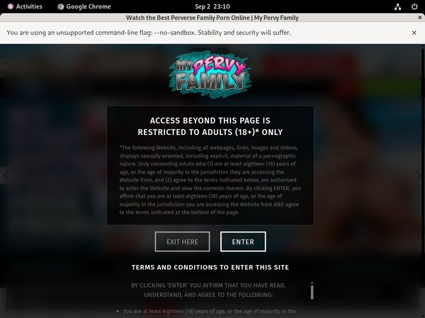 How To Get Mypervyfamily.com Account