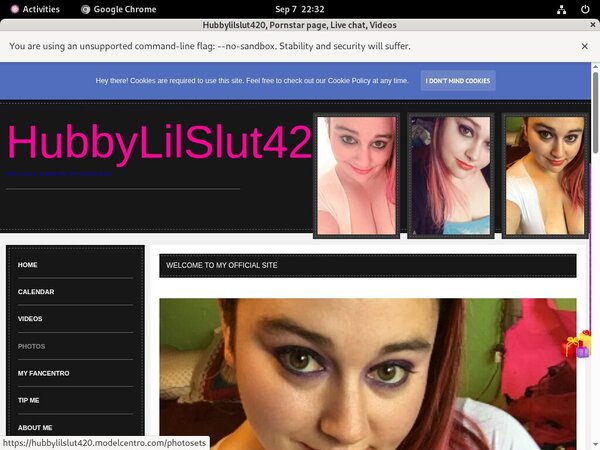 Hubbylilslut420.modelcentro.com Limited Promotion