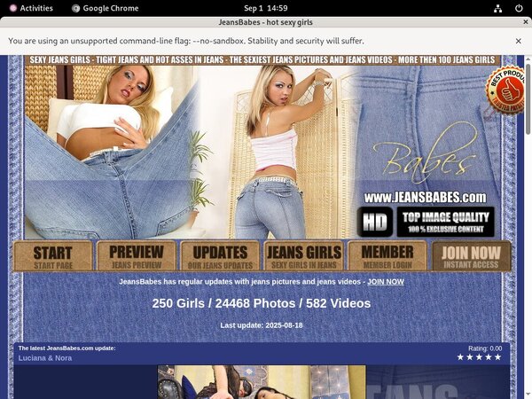 Jeans Babes Porn Accounts