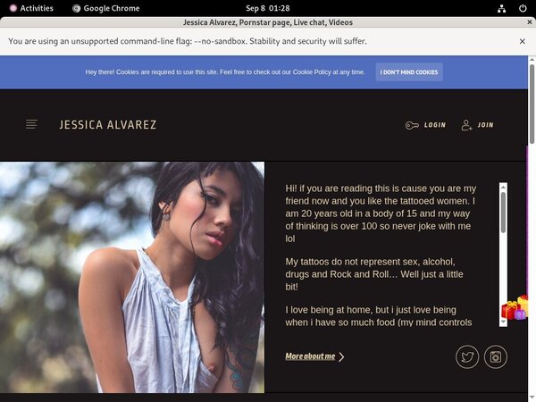 Jessica Alvarez No Credit Card Jessica Alvarez No Credit Card