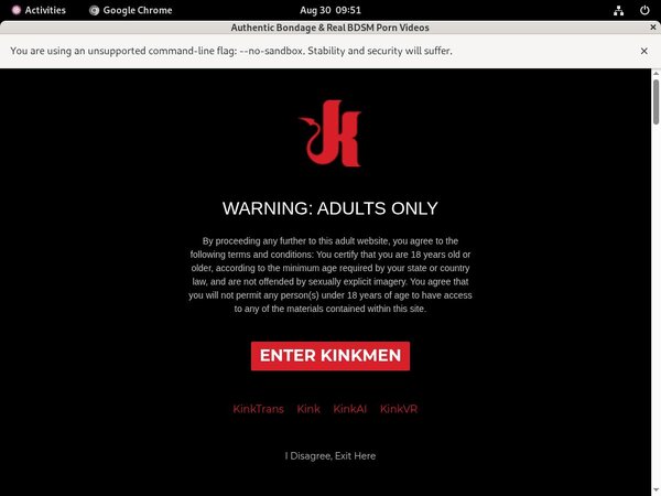 Kinkmen Day Trial Membership