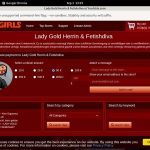 Lady Gold Fetishdiva No Credit Card