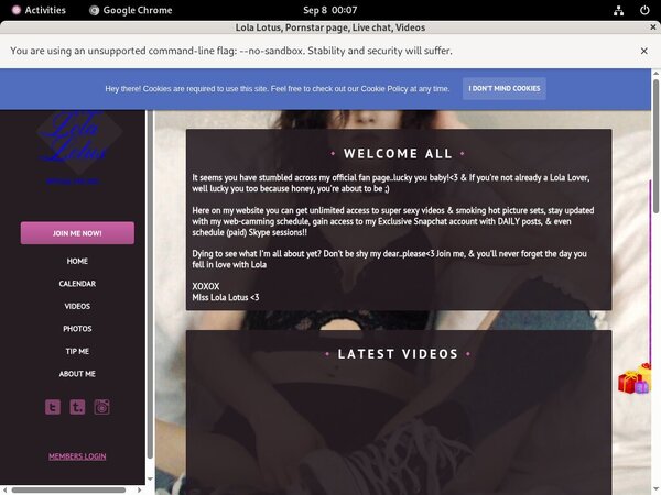 Lolalotus.modelcentro.com Porn Site