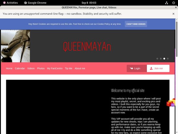 Queenmayan.modelcentro.com Account And Passwords
