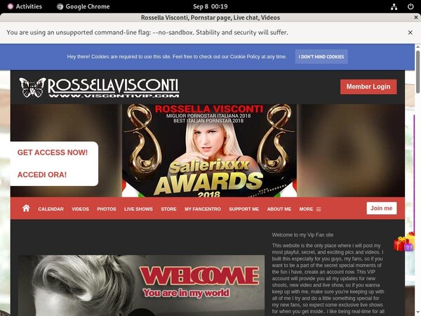 Rossella Visconti Porn Account