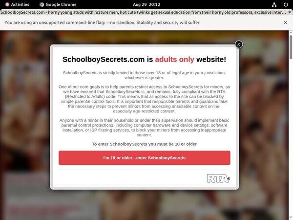 Schoolboysecrets.com Mobile Accounts