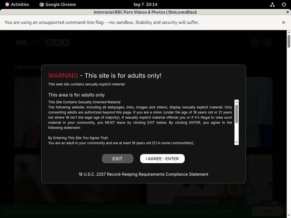 Shelovesblack.com Join Anonymously