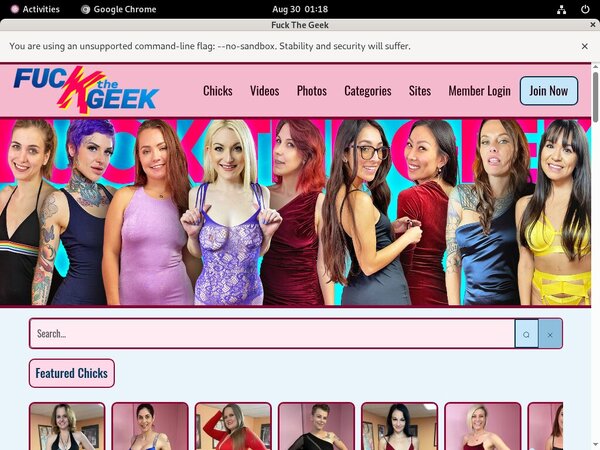 Sign Up For Fuck The Geek