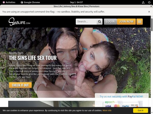 Sins Life Coupon