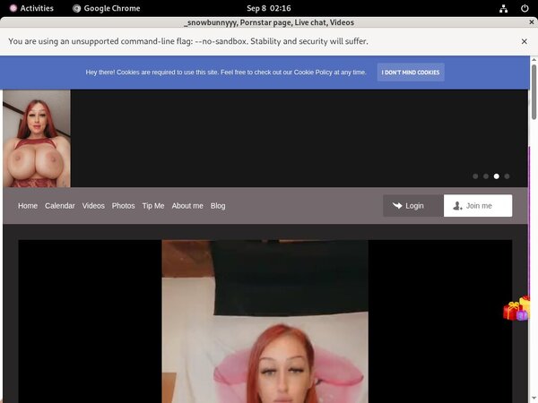 Snowbunnyy.com Paypal Sign Up