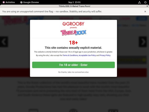 Tgirls Credit Card