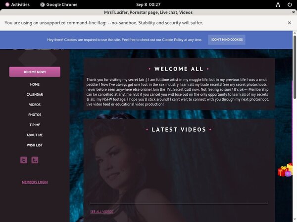 Trixievonlucifer.modelcentro.com Sex Pics