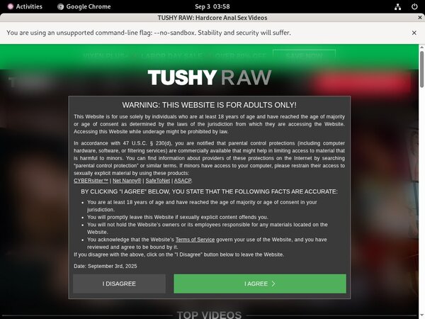 Tushy Raw Acount