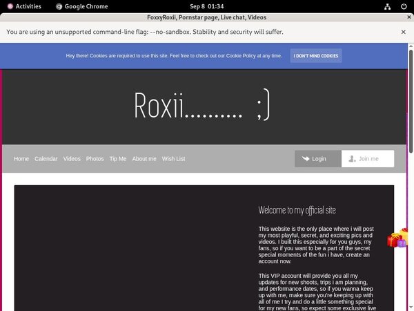Twitter FoxxyRoxii