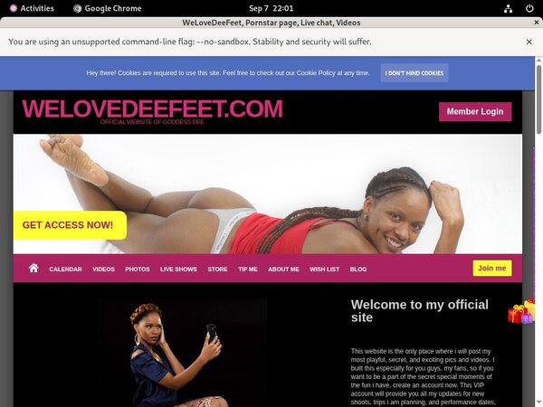Welovedeefeet.com Websites
