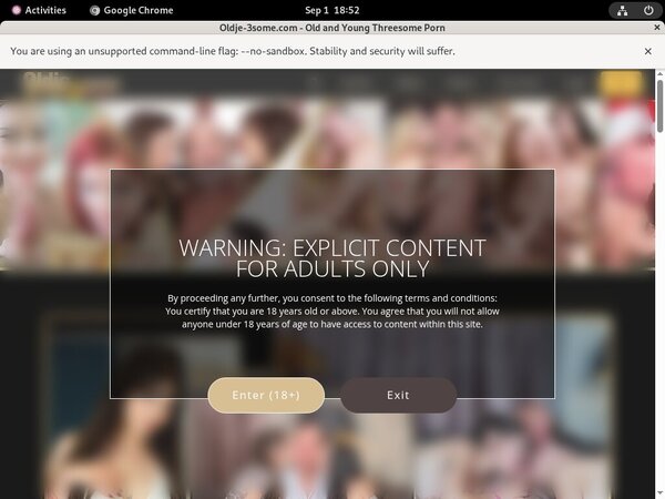 Working Oldje 3Some Account