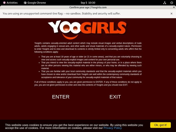 Yoogirls.com Mobile Passwords