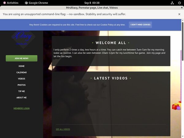 Free Account For Mrsxtacy.modelcentro.com