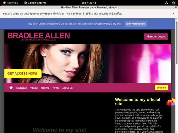 Make BradLee Allen Account