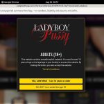 Ladyboy Pussy Coupon Offer