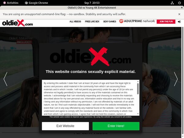 Oldiex.com Web Site